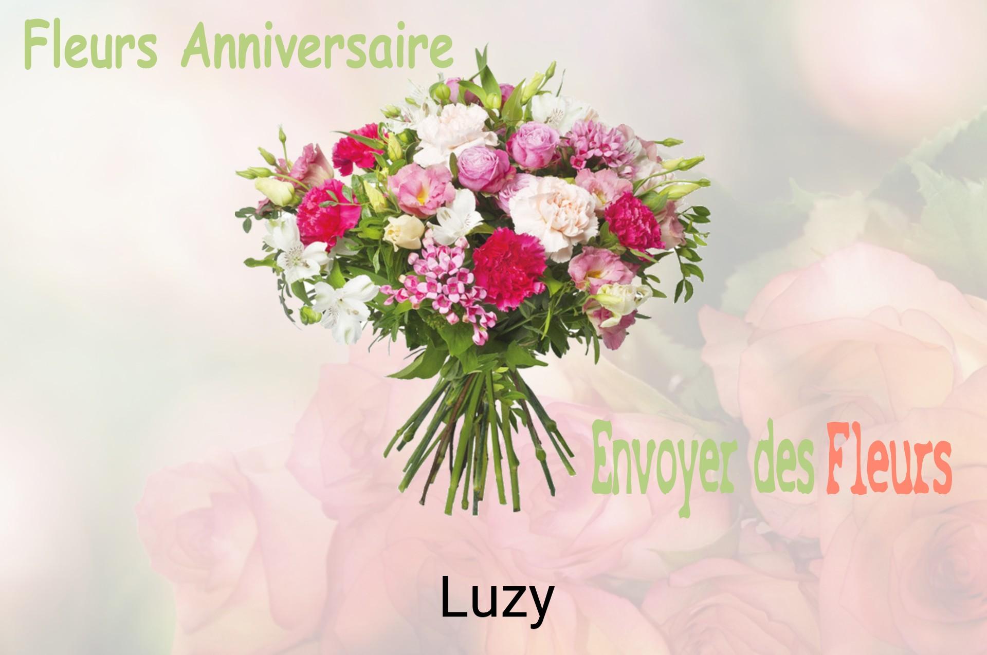 Bouquet de fleurs d’anniversaire livré à Luzy
